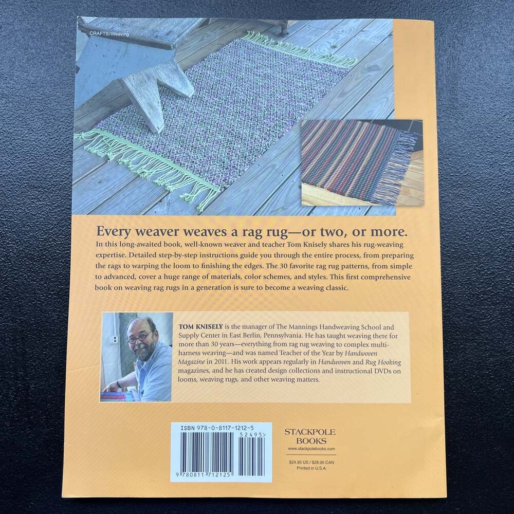 Weaving Rag Rugs Paperback by Tom Knisely - Picture 2 of 4